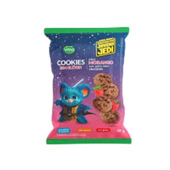 BISC COOKIE VITAO DISNEY S/GLUT 60G MORANGO