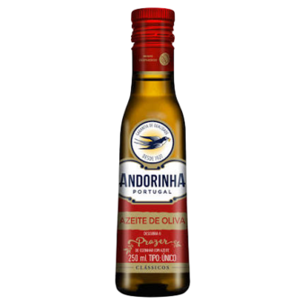 AZEITE OLIVA ANDORINHA VD 250ML. TIPO UNICO