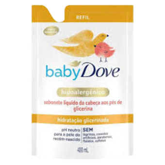 SABONETE LIQ DOVE BABY REF 400ML GLICERINA