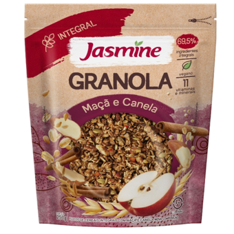 GRANOLA JASMINE MAÇÃ/CANELA 250G