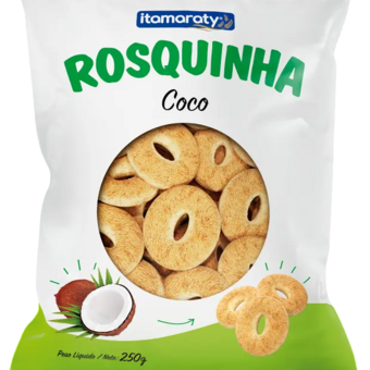 BISC ROSQ ITAMARATY 250G COCO