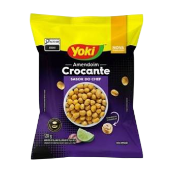 AMENDOIM CROC YOKI 120G SAB CHEFE