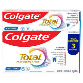 CR DENTAL COLG P ATIVA 3UN 90G WHITENING