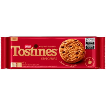 BISC COOKIE TOSTINES 60G ESPECIARIAS