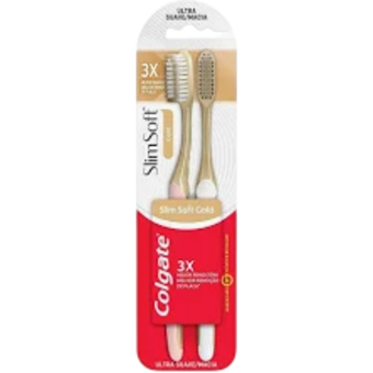 ESCOVA DENT COLG SLIM SOFT 2UN GOLD