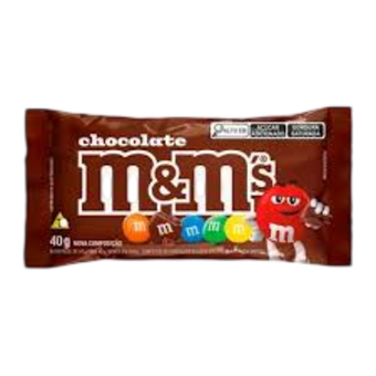 CHOC M&M 40G CHOC AO LEITE