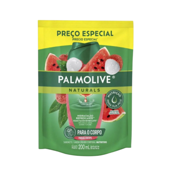 SABONETE LIQ PALM NAT REF 200ML MELANCIA/LICHIA