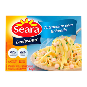 MASSA FETTUC SEARA LEVISSIMO 350G C/ BROCOLIS