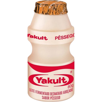 LEITE FERM YAKULT 80G PESSEGO