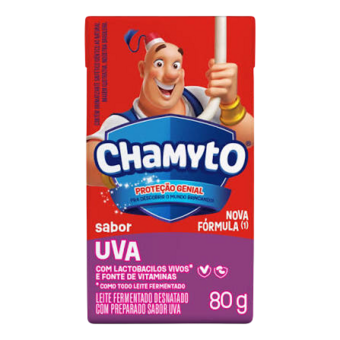 LEITE FERM CHAMYTO 80G UVA