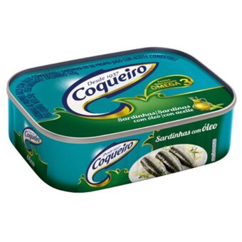 Sardinha Coqueiro Com Óleo Lata 165G