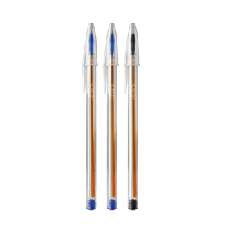 CANETA BIC FINE PLUS 3UN AZUL/AZUL/PRET