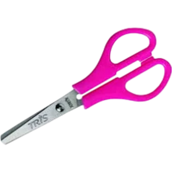 TESOURA ESCOLAR TRIS 13CM CLASS ROSA