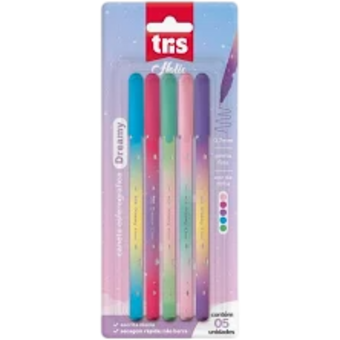 CANETA ESFER TRIS HOLIC 5UN DREAMY