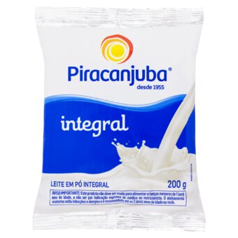 Leite Em Pó Piracanjuba Integral 200G