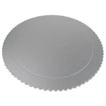BAND LAM CAKEBOARD SILV PLAST 28CM PRATA