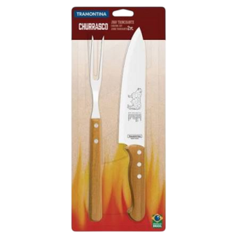 CONJ TRAMONTINA CHURRASCO 2PCS