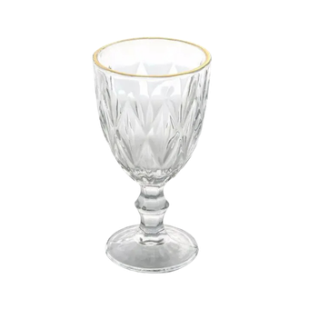 TAÇA DIAMANTE BORD DOUR VD 330ML