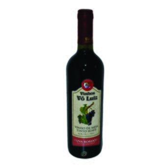 Vinho Tinto Vô Luiz De Mesa Suave 750Ml