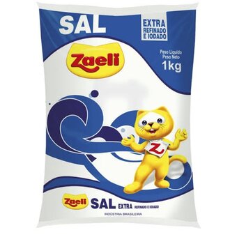 Sal Refinado Zaeli 1kg
