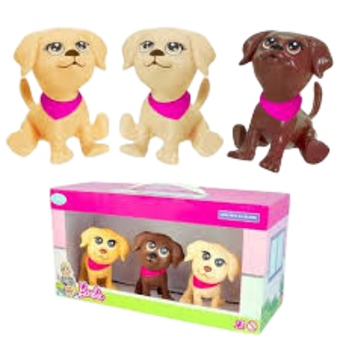 BRINQ PUPEE PETS BARBIE DJ/TAFFY/ HONEY