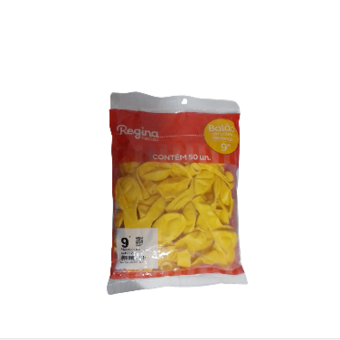 BALAO REGINA RED N.09 50UN AMARELO