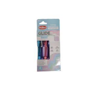 CANETA ESFER GOLLER RET 0.7MM 4UN TREND
