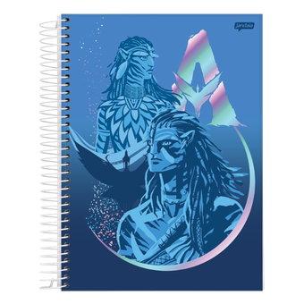 CADERNO JANDAIA ESPIRAL CD UNIVERSITÁRIO 10M 160F AVATAR