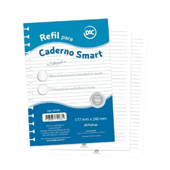 REFIL CADERNO DAC COLEGIAL BCO 48F