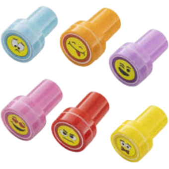 BRINQ BRW CARIMBO INF 16PCS EMOCOES