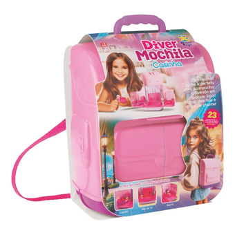 BRINQUEDO DIVERTOYS MOCHILA CASINHA