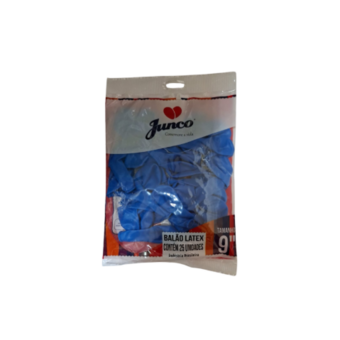 BALAO JUNCO LISO N.9 25UN AZUL ESC