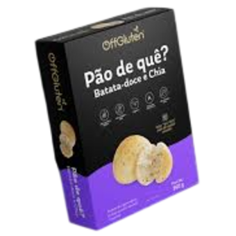 PAO DE Q OFFGLUTEN 360G BATATA DOC/CHIA