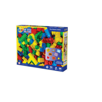 BRINQ GGB BLOQ MEU MUNDO CRIAT 96PCS