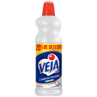 Limpador Veja Cloro Ativo Limpeza Pesada 1L 20% Desconto