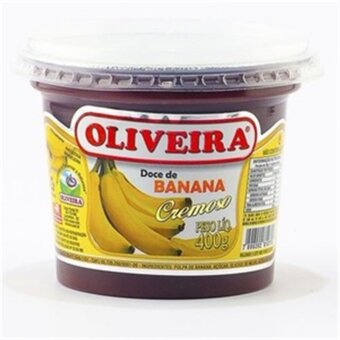 Doce De Banana Oliveira Cremoso Pote 400G