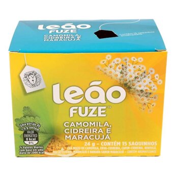 Chá Leão Camomila, Cidreira E Maracuja  24G