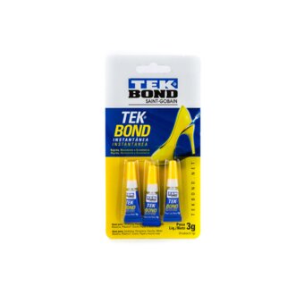Super Cola Tek Bond 1G Embalagem 3Un