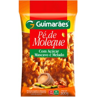 Pé De Moleque Guimarães Açúcar Mascavo 300G