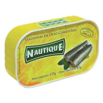 Sardinha Nautique Com Óleo 125G