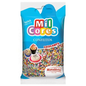 Chocolate Granulado Malaverio Miçanga Embalagem 80G