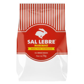 Sal Grosso Lebre Ideal Para Churrasco Pacote 1Kg
