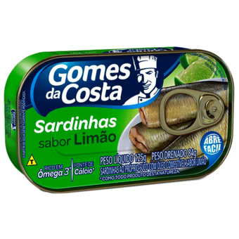 Sardinha Gomes Da Costa Limão 125G