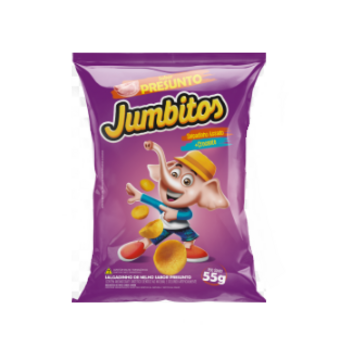 Salgadinho Semalo Jumbitos Presunto Pacote 60G