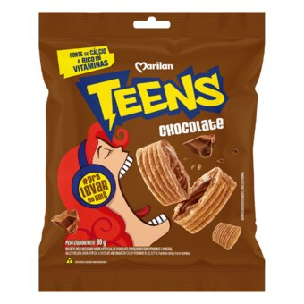 Biscoito Marilan Teens Chocolate 80G