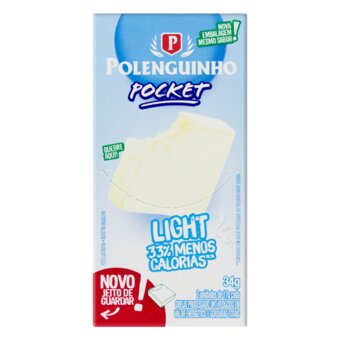 Queijo Polenguinho Light 2Un 34G