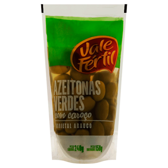 Azeitona Verdes Recheadas Vale Fértil Sach Ê150G