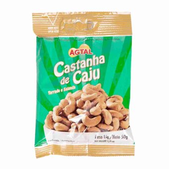 Castanha Cajú Agtal Embalagem 50G