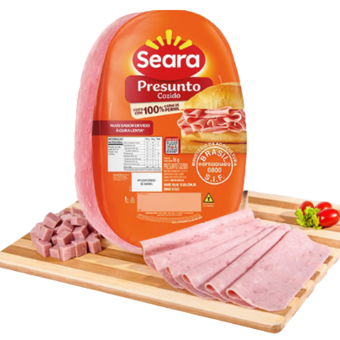 Presunto Cozido Seara Magro Oval Fatiado Kg
