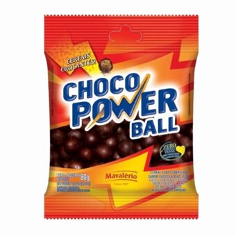 Cereal Choco Power Ball Mavalerio 80 Gramas